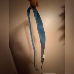 Free People: Ada Collection: Turquoise Blue Leather Belt